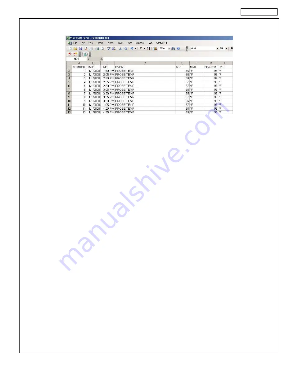 American Panel Walk-in Monitoring System 200 Owner'S Manual Download Page 21