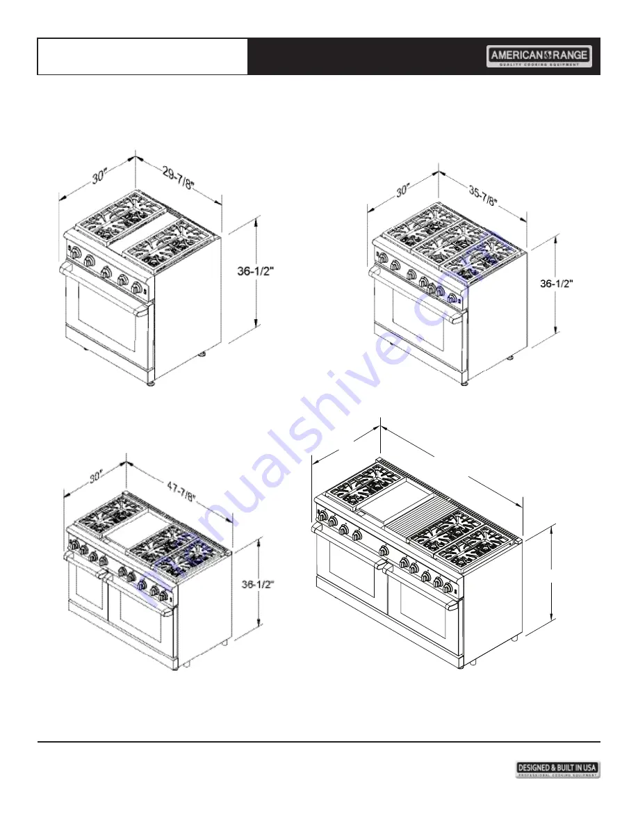 American Range Cuisine ARR-1060 Скачать руководство пользователя страница 9