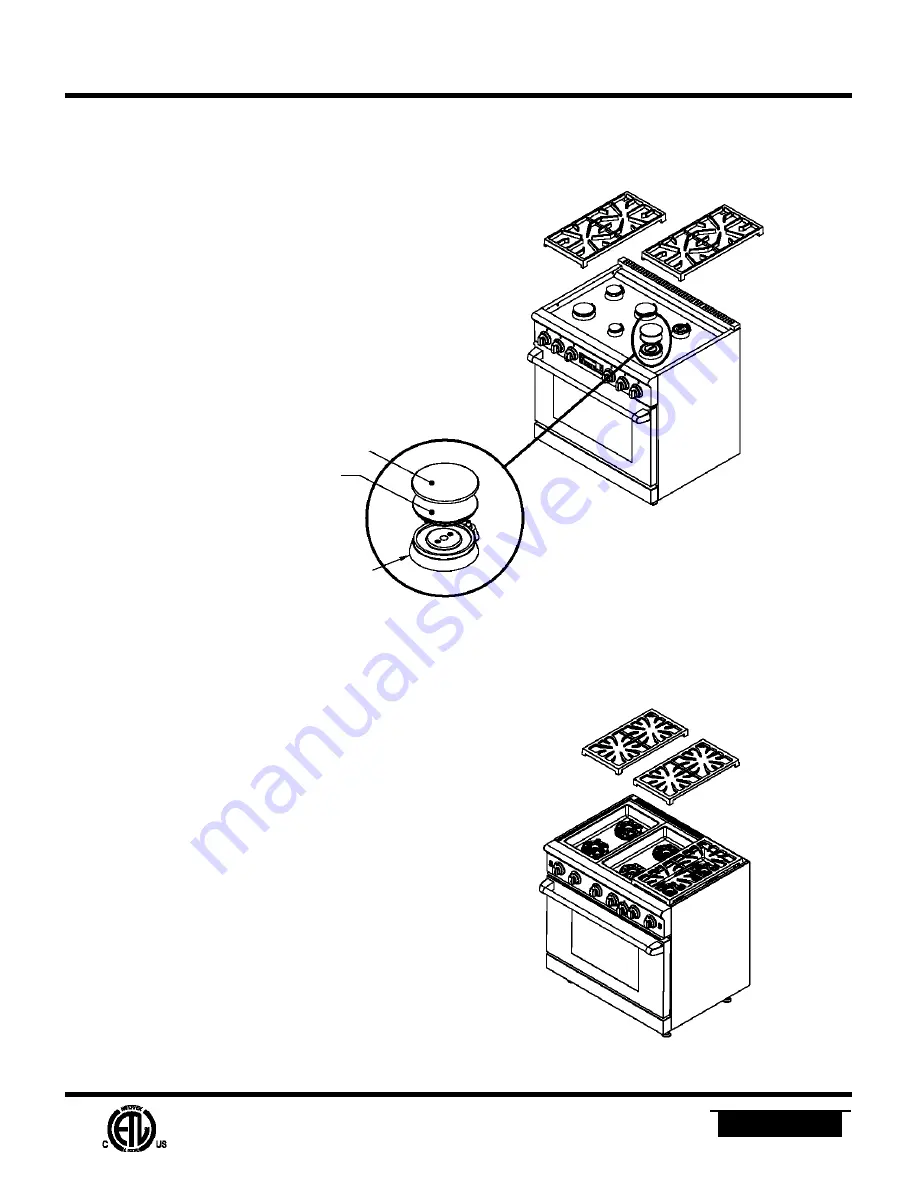 American Range CUISINE ARR-436GD Use And Care Manual Download Page 22