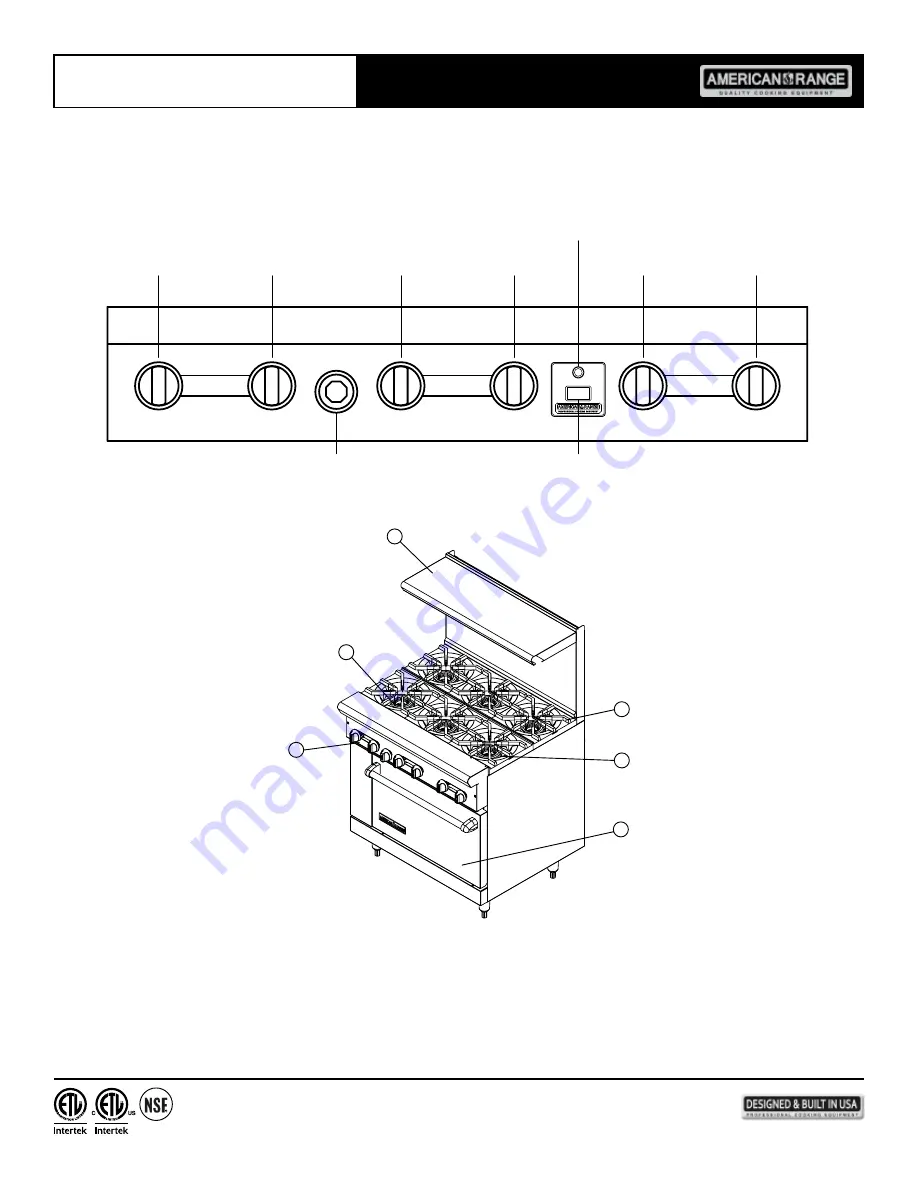 American Range GREEN FLAME RESTAURANT AR-GF Series Owner'S Manual Download Page 13