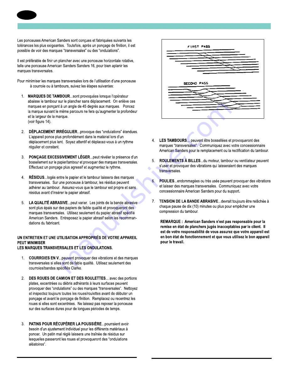 American Sanders FloorCrafter 8 07104A Operator'S Manual Download Page 46