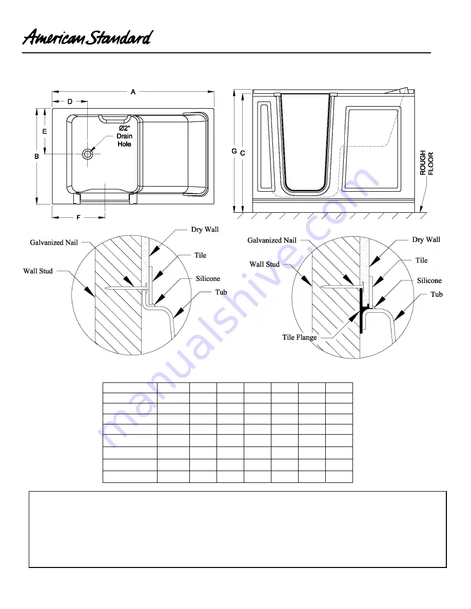 American Standard 2651.11X Скачать руководство пользователя страница 11