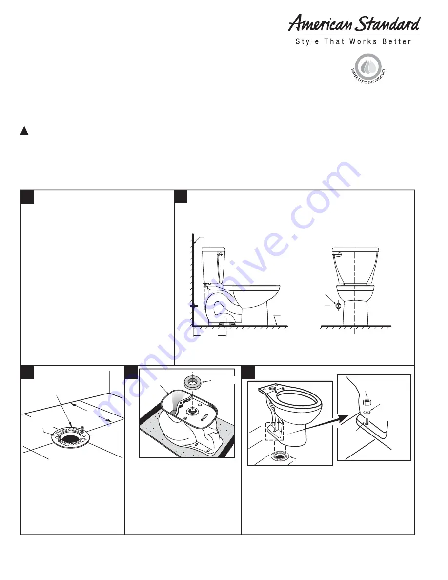 American Standard 3128.018.021 - 3128.018.021 Baby Devoro High Installation Instructions Manual Download Page 9