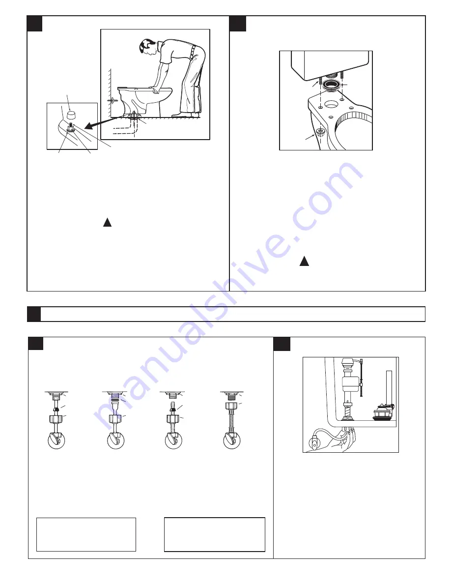 American Standard Cadet 3 Elongated Toilet 2455 Скачать руководство пользователя страница 2