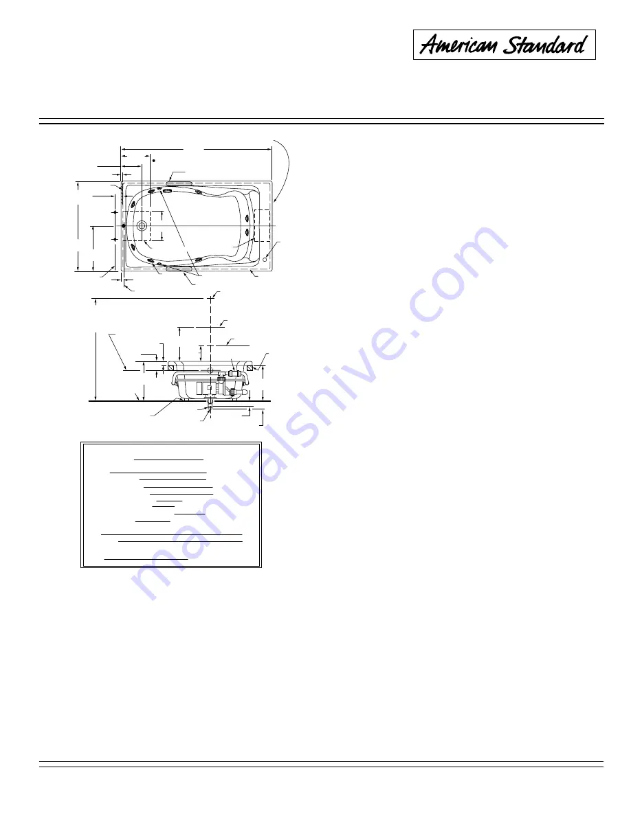 American Standard Cadet Elite 2772E SERIES Скачать руководство пользователя страница 1