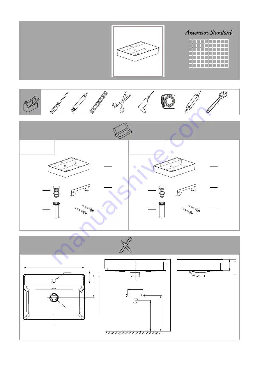 American Standard CCASF421-101 Quick Start Manual Download Page 1