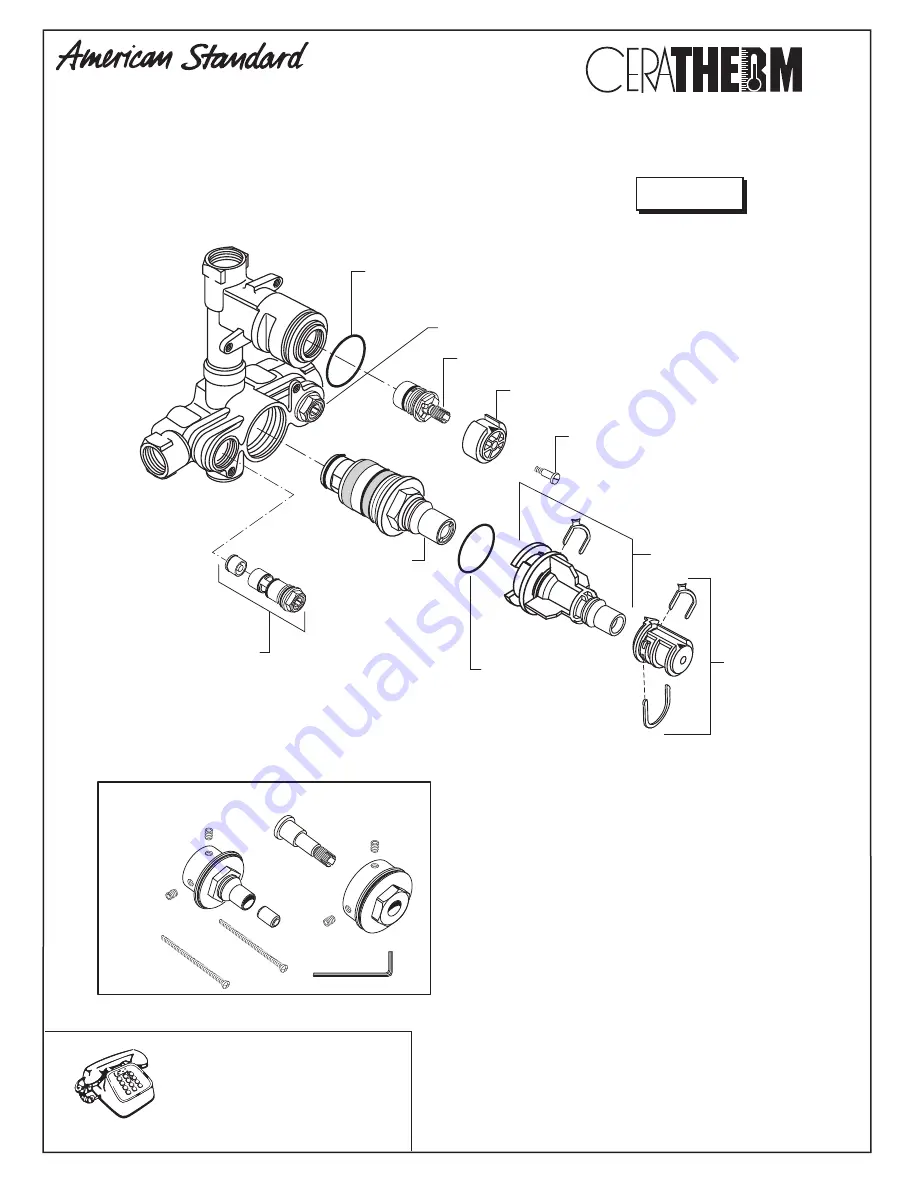 American Standard Ceratherm R540 Скачать руководство пользователя страница 3