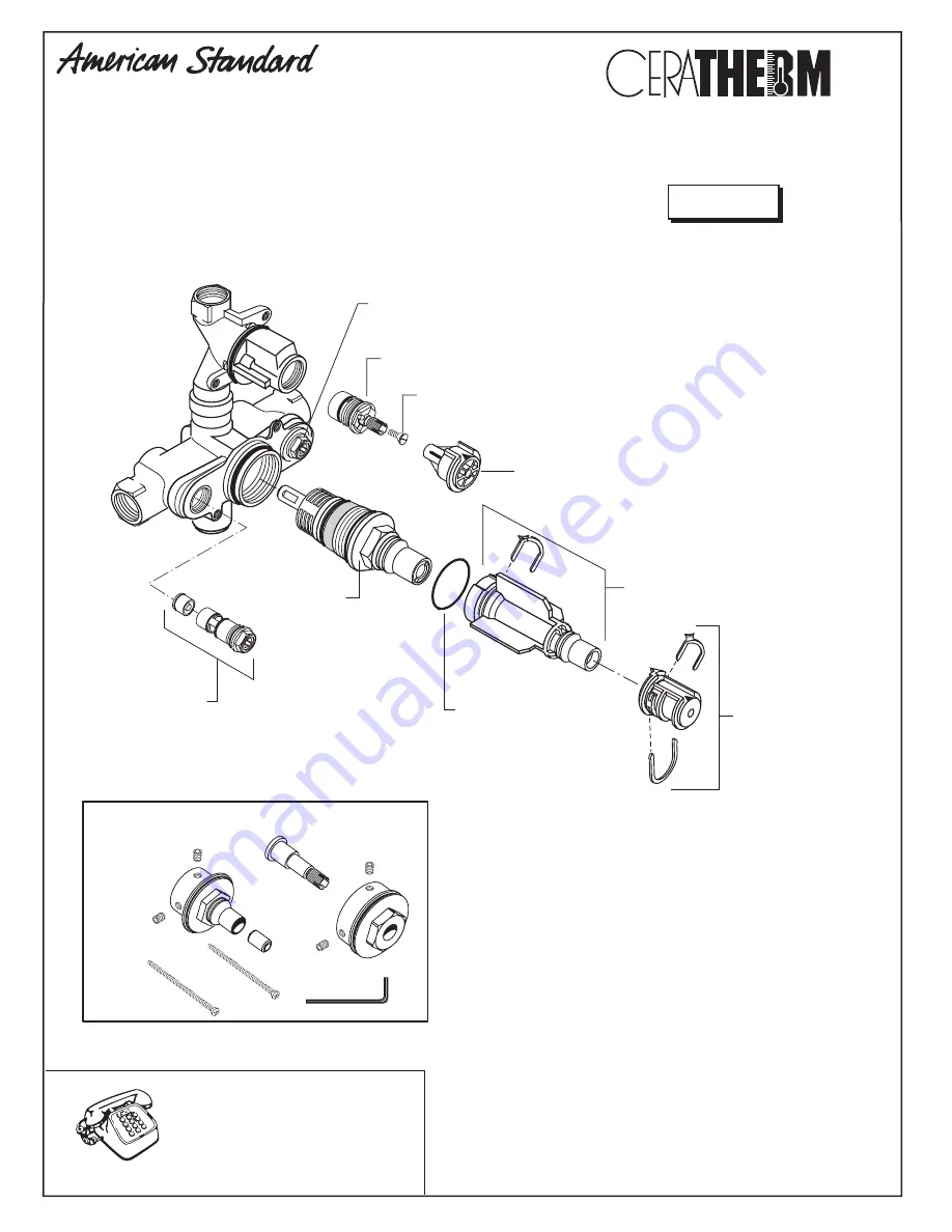 American Standard Ceratherm T050.541 Скачать руководство пользователя страница 7