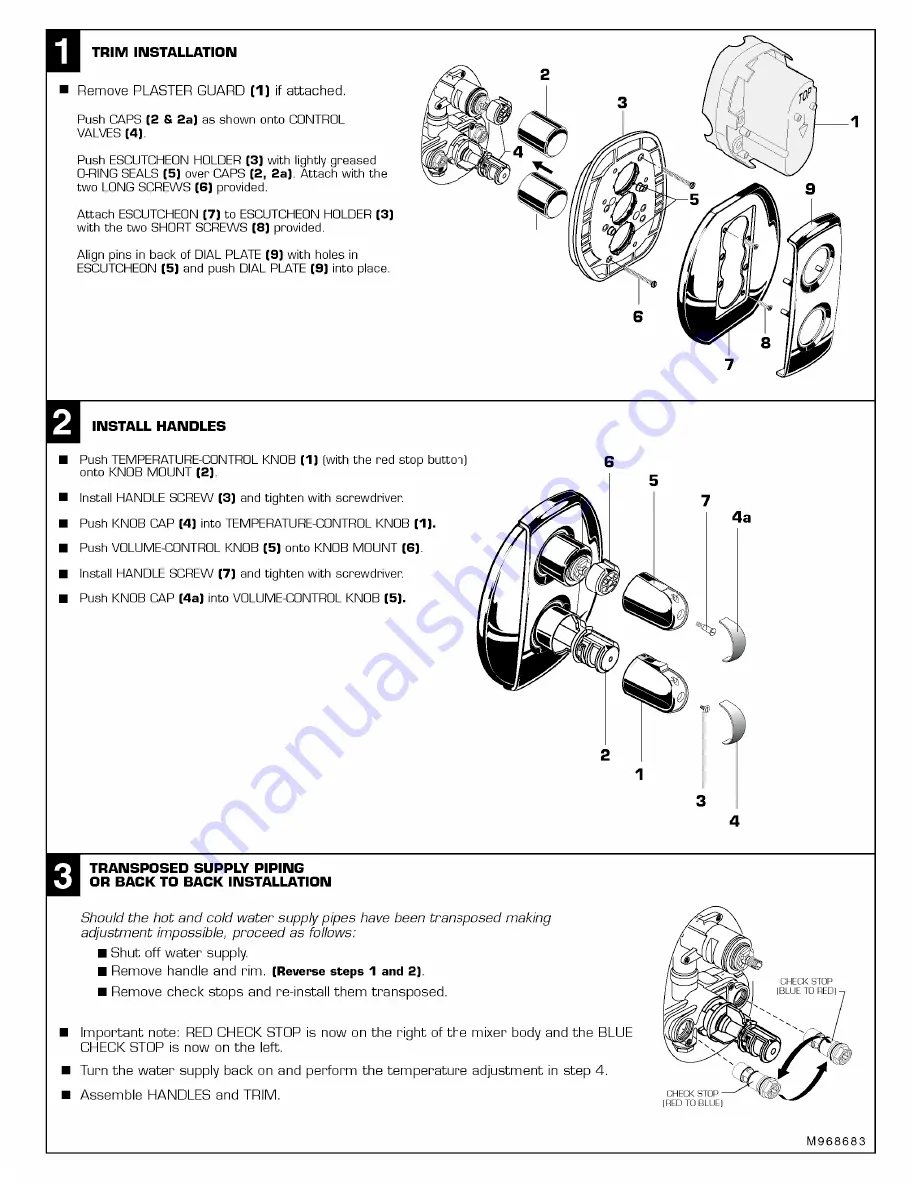 American Standard Ceratherm T203.740 Скачать руководство пользователя страница 2