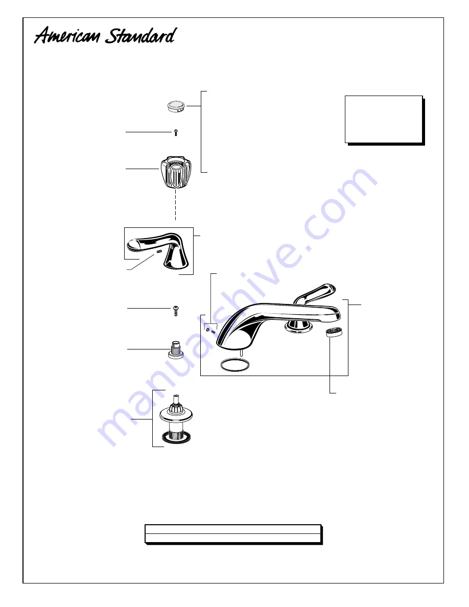 American Standard Colony Soft T975.400 Скачать руководство пользователя страница 4