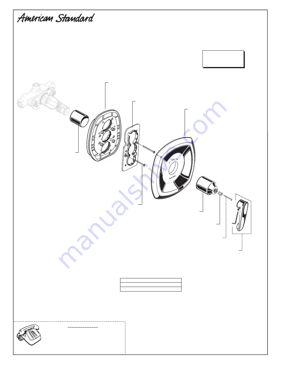 American Standard Copeland T005.730 Скачать руководство пользователя страница 3