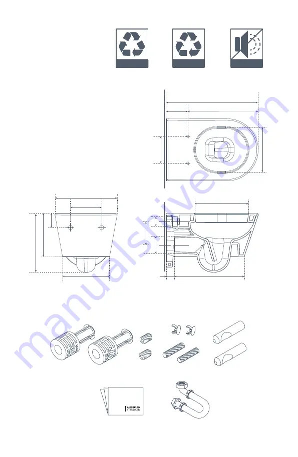 American Standard Duo Quadrato Скачать руководство пользователя страница 10