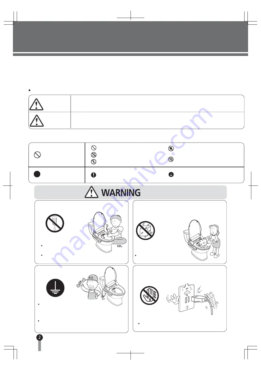 American Standard EB-NB1160N Operating Instructions Manual Download Page 2