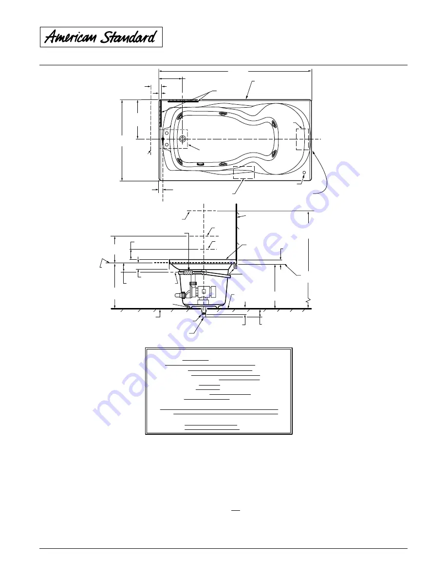 American Standard Ellisse Built-In 2703.118W Скачать руководство пользователя страница 4