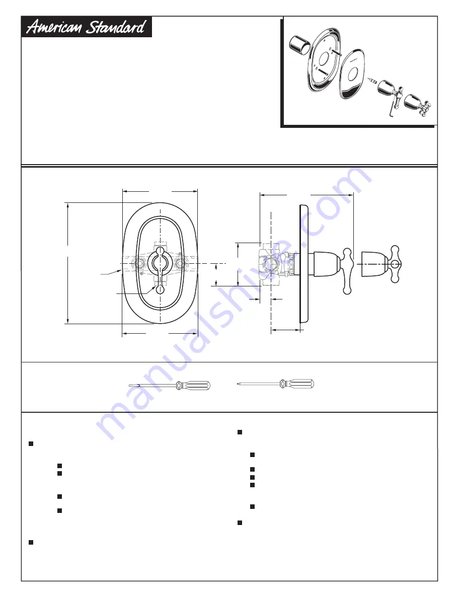 American Standard Enfield T37373X Installation Instructions Download Page 1