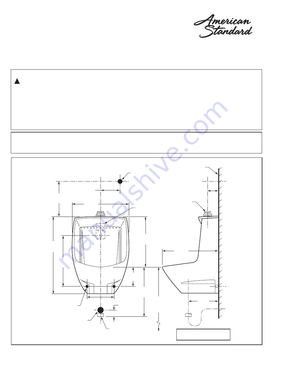 American Standard MAYBROOK 6581 Series Скачать руководство пользователя страница 3