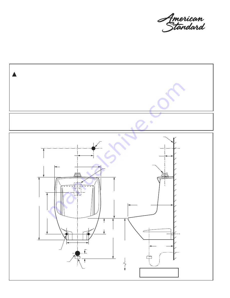 American Standard MAYBROOK 6581 Series Скачать руководство пользователя страница 5