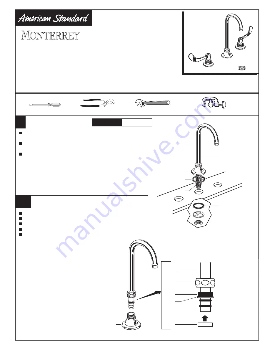 American Standard MONTERREY 6540.14 Скачать руководство пользователя страница 1