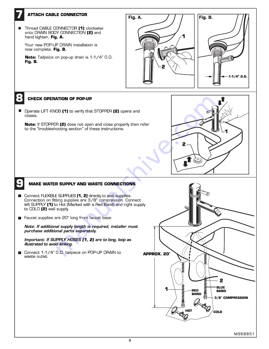 American Standard One 2064.011 Скачать руководство пользователя страница 3