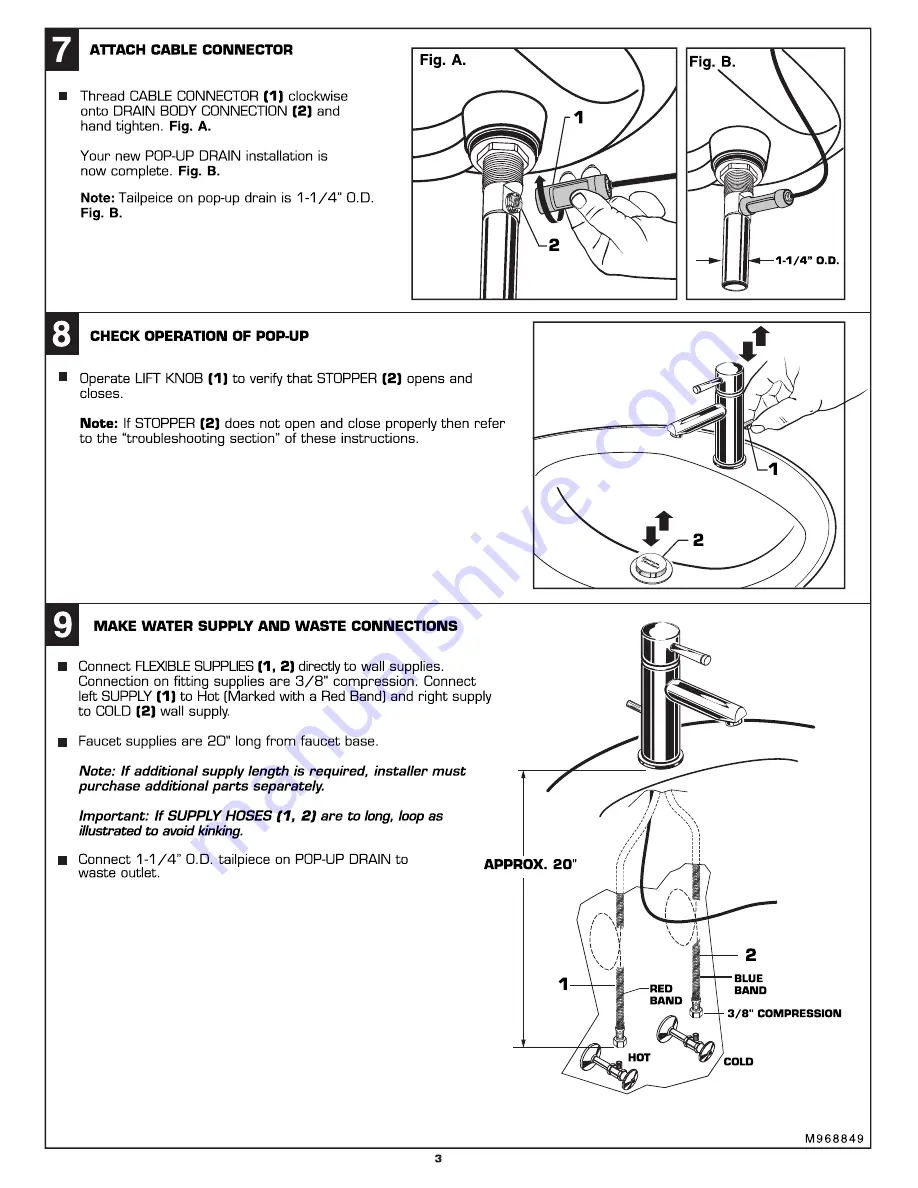 American Standard One 2064.101 Скачать руководство пользователя страница 3