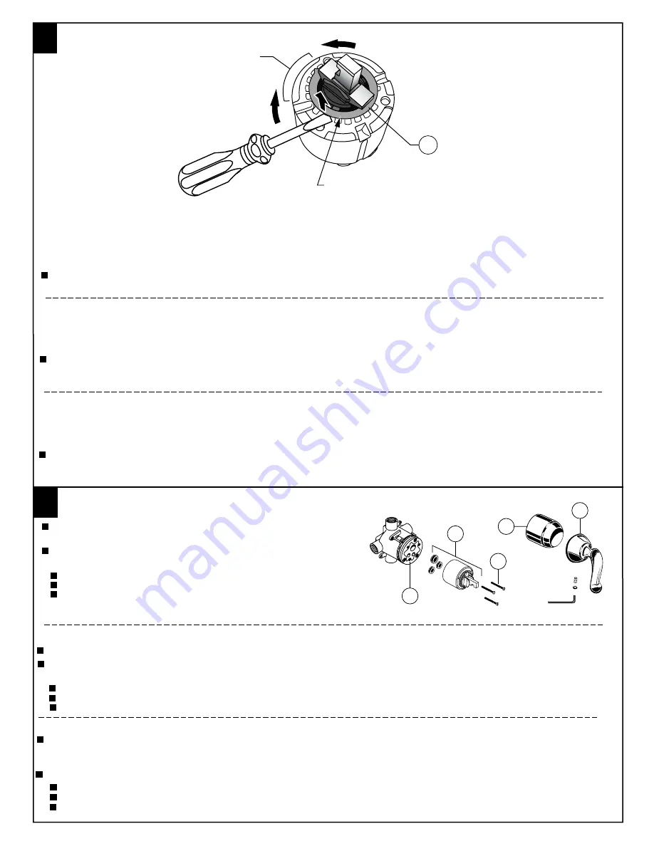 American Standard Pressure Balance Bath/Shower 4501 Installation Instructions Download Page 3