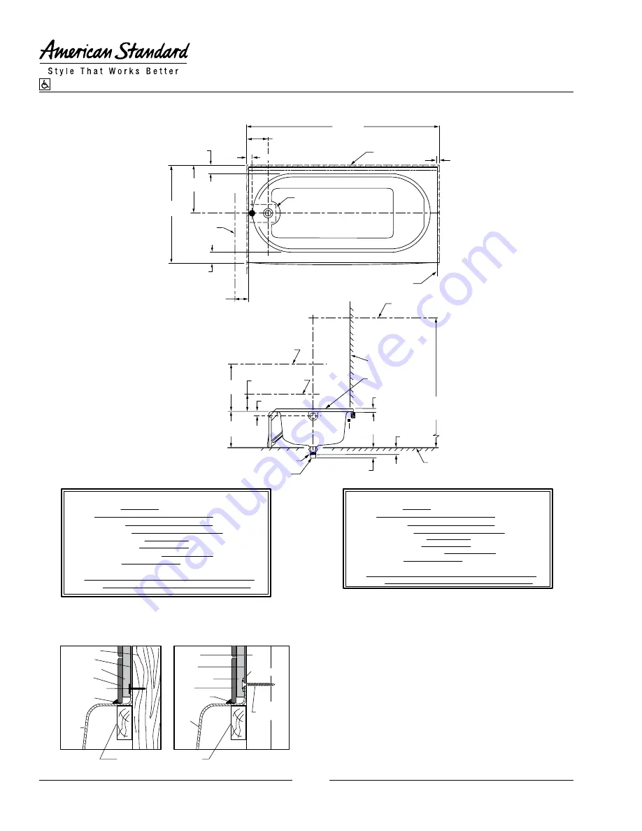 American Standard PRINCETON 2390.202TC Скачать руководство пользователя страница 2