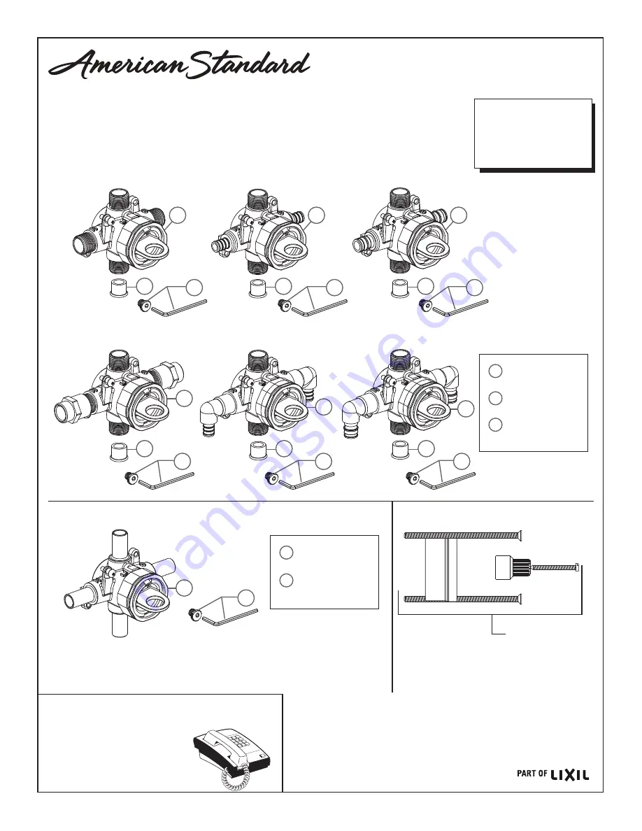 American Standard RU101 Скачать руководство пользователя страница 6