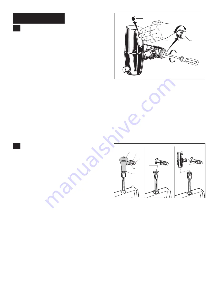 American Standard SELECTRONIC 6062.601 Installation Instructions Manual Download Page 7