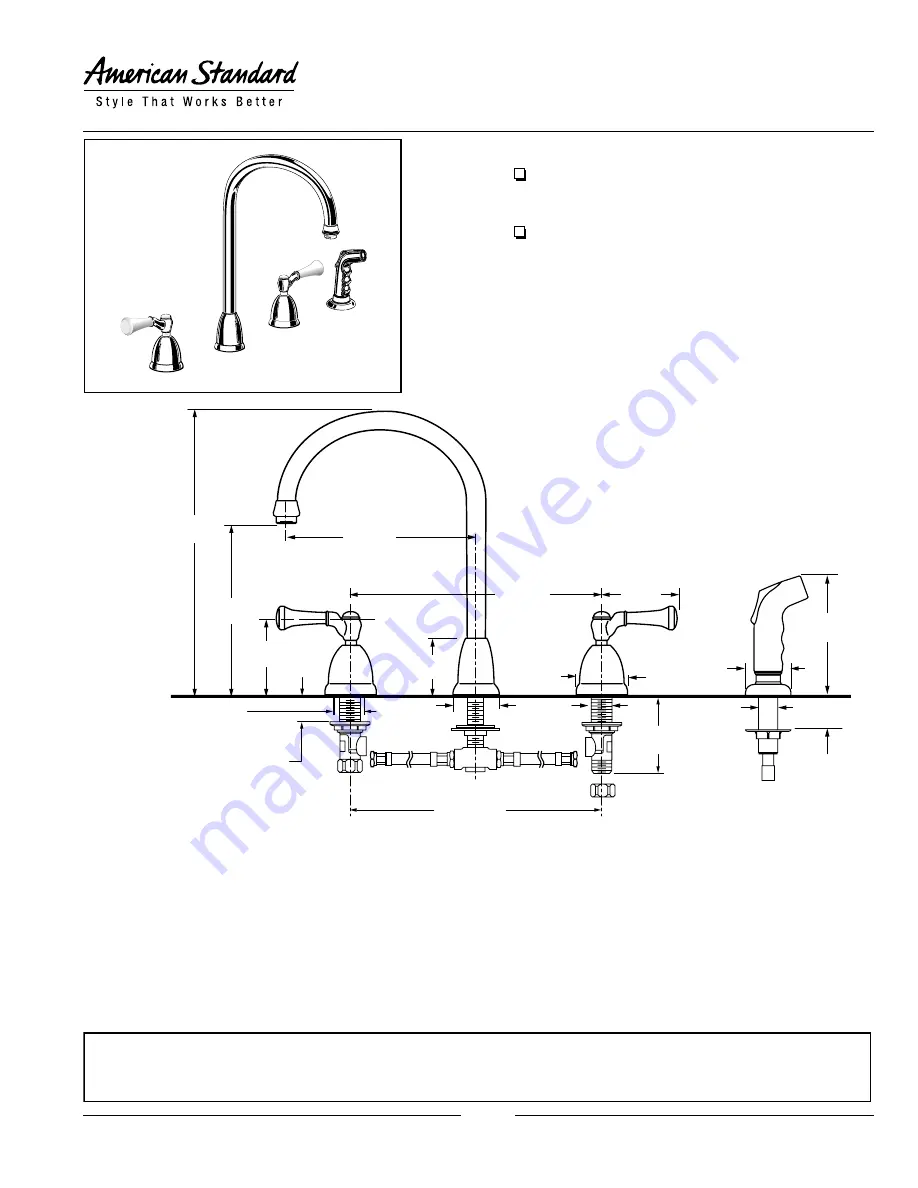 American Standard Standard 4251S Скачать руководство пользователя страница 1