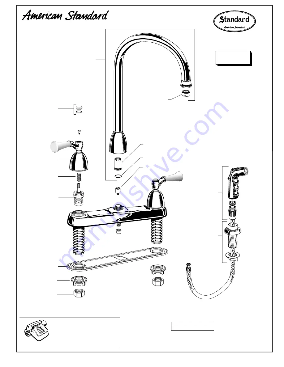 American Standard Standard 4271 Installation Instructions Download Page 3