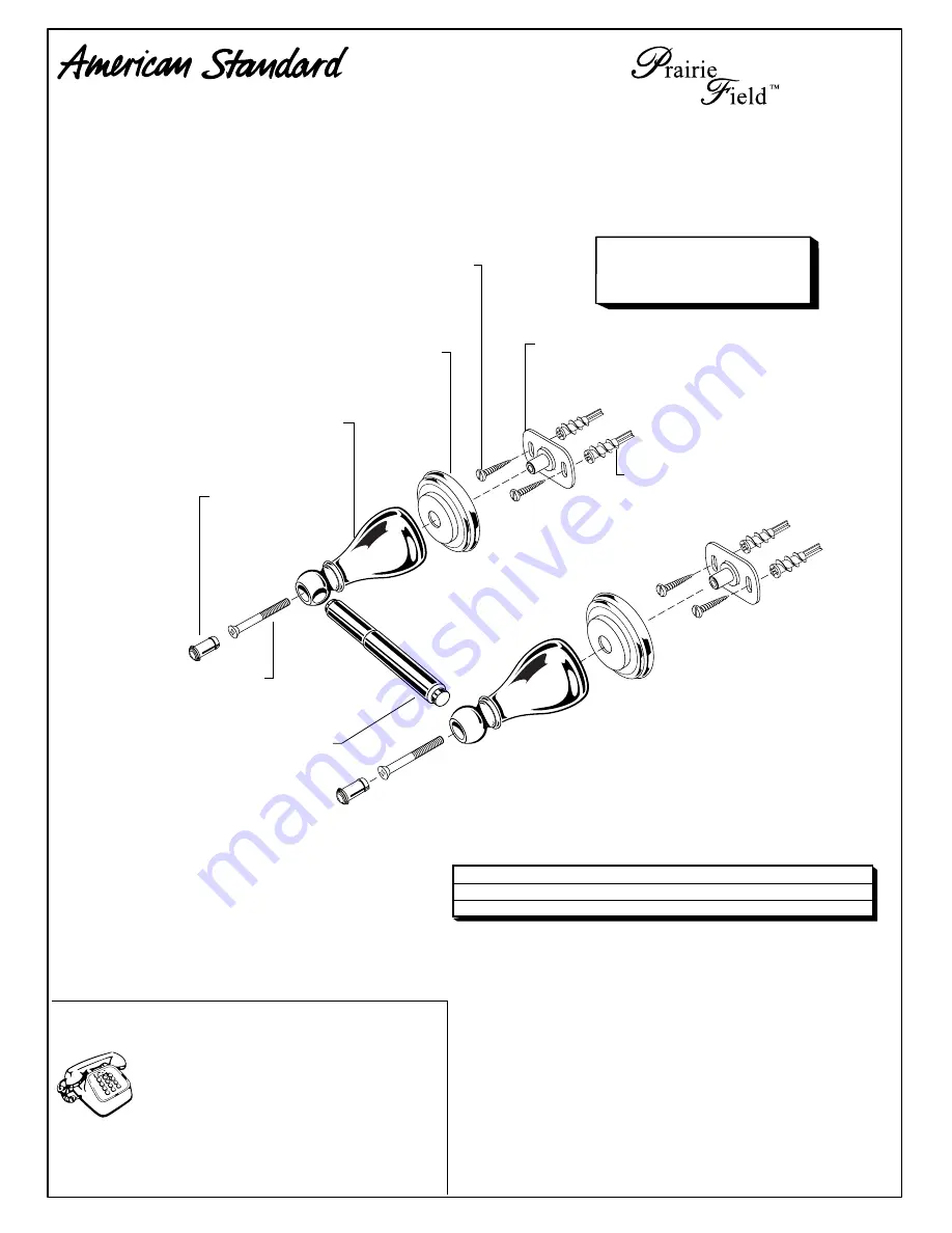 American Standard Toilet Tissue Holder 8040.230 Installation Instructions Download Page 3