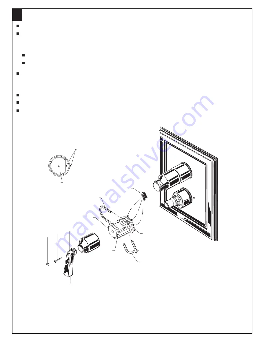 American Standard Town Square T555740 Installation Instructions Manual Download Page 3