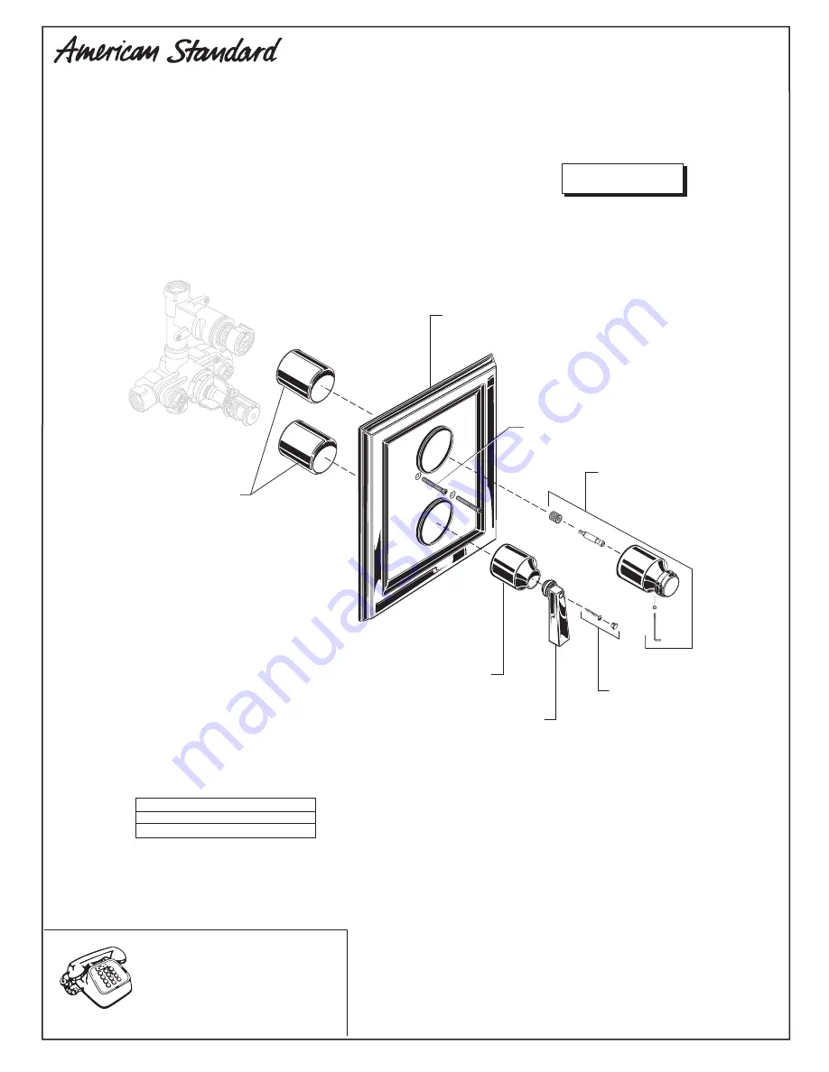 American Standard Town Square T555740 Скачать руководство пользователя страница 4