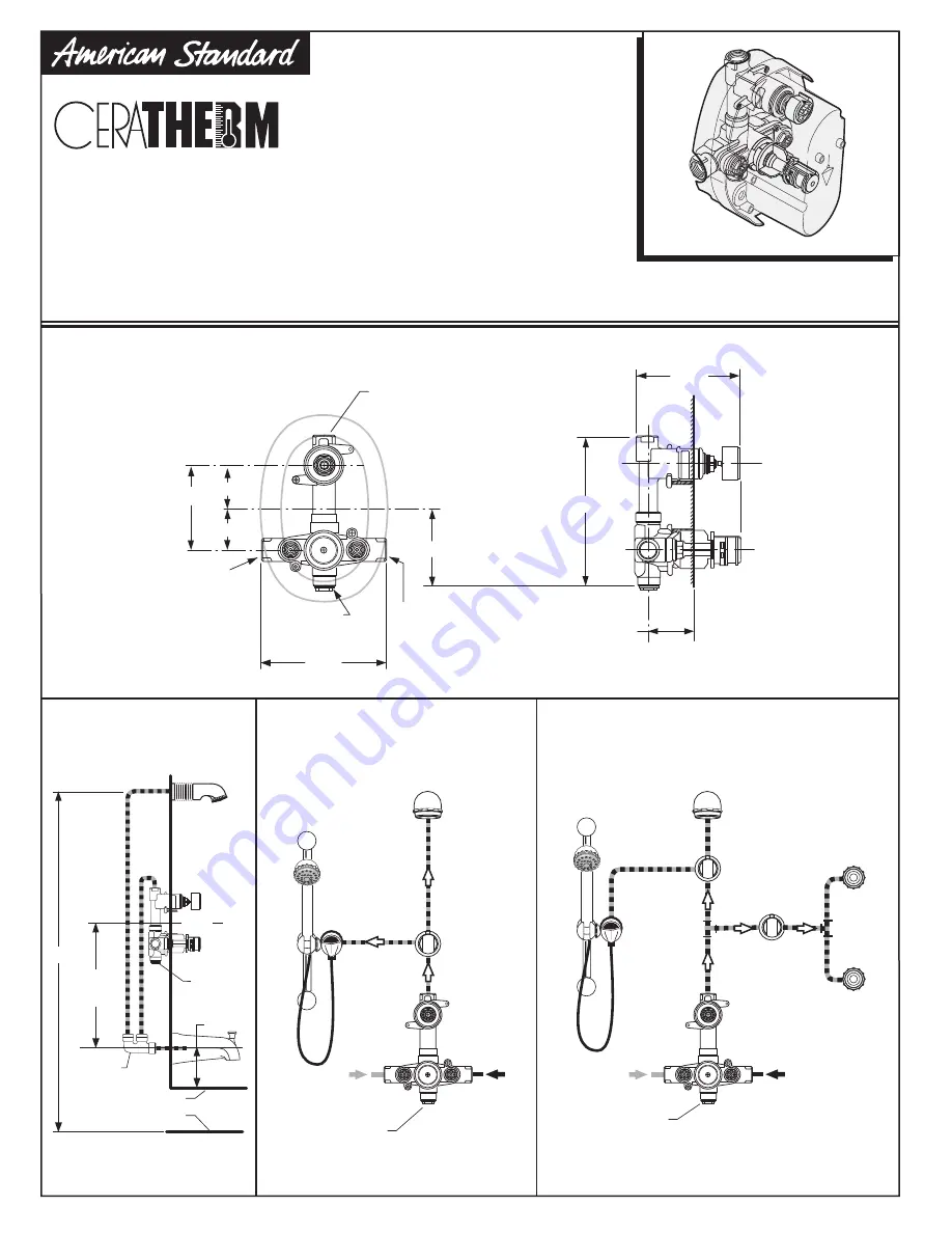 American Standard Town Square T555740 Installation Instructions Manual Download Page 8