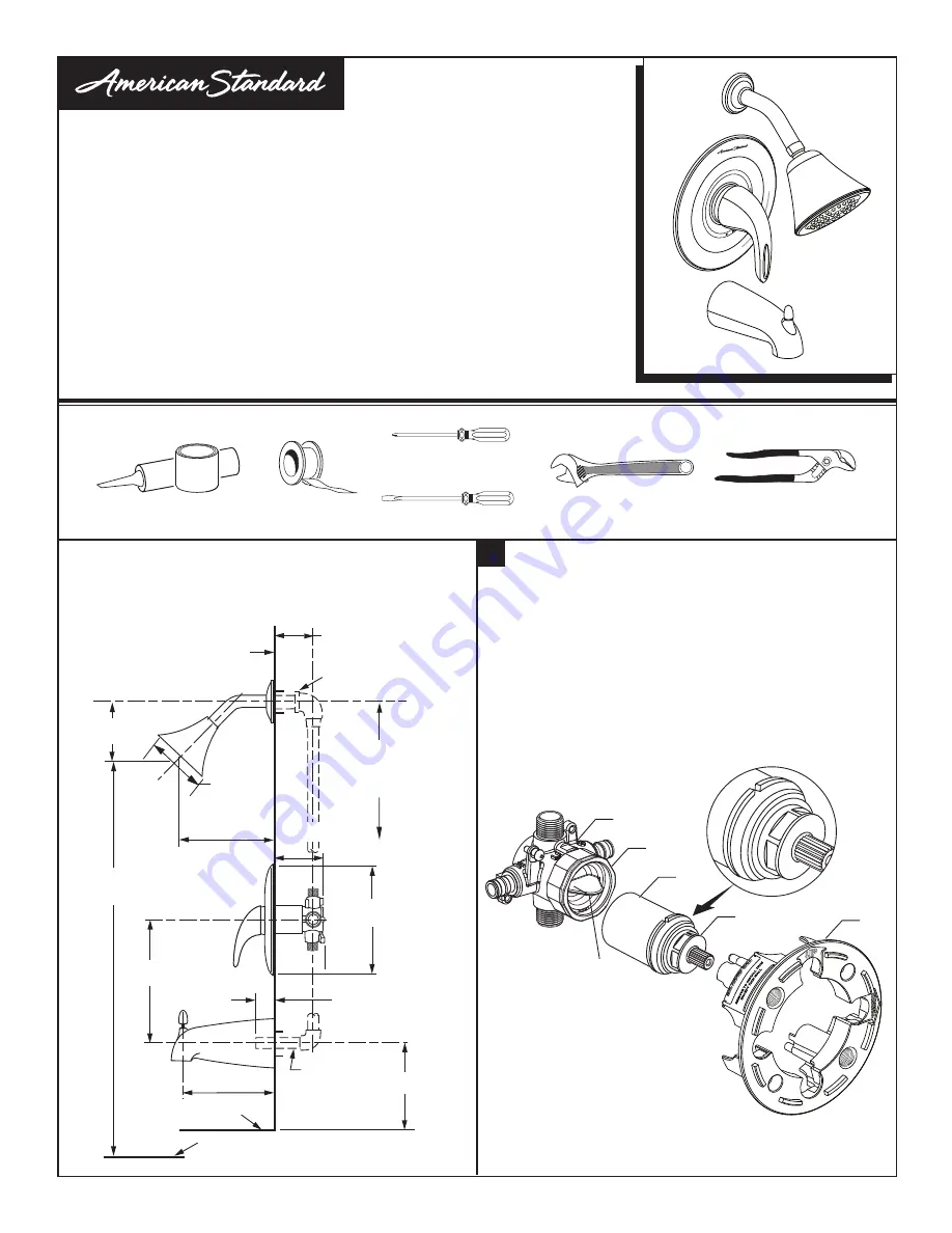 American Standart Reliant 3 TU385500 Скачать руководство пользователя страница 1