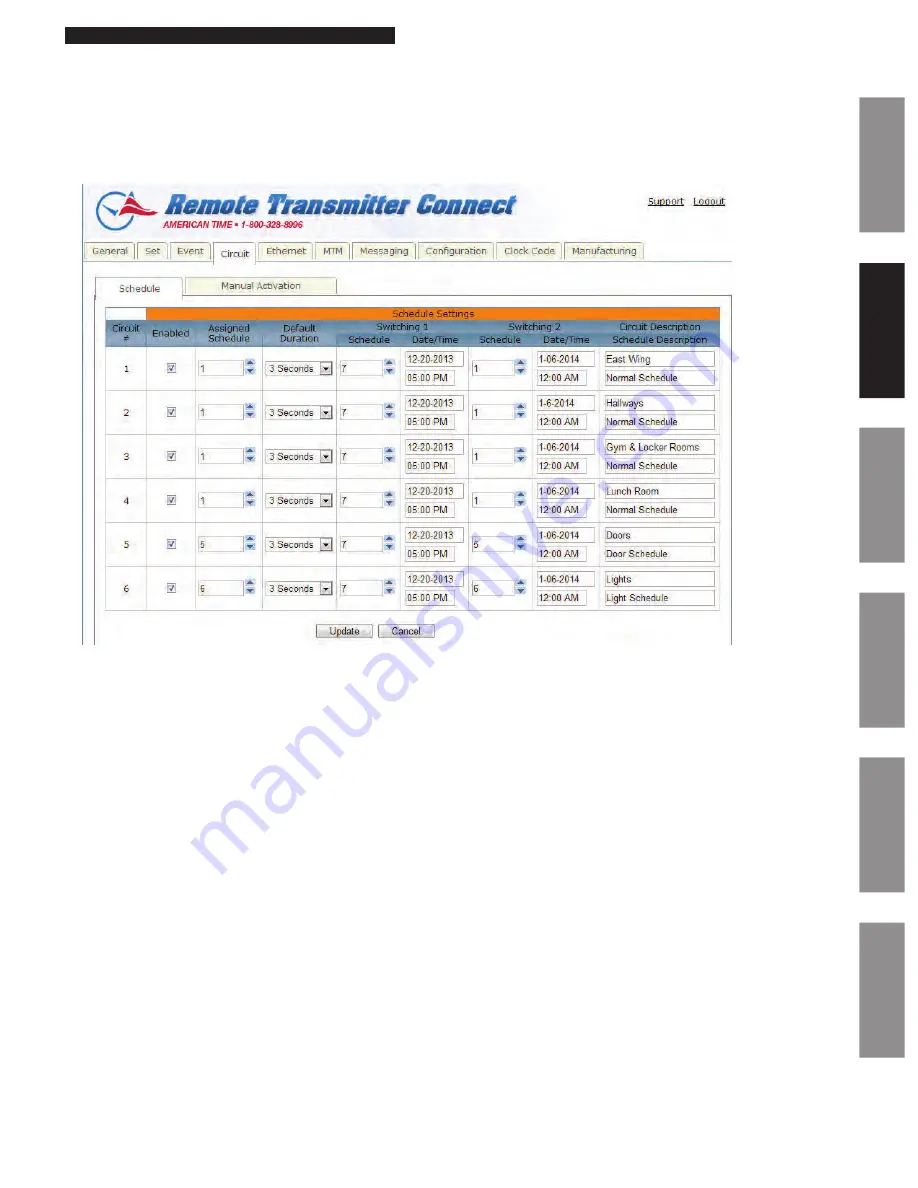 American Time H004663 Installation And Operation Manual Download Page 17