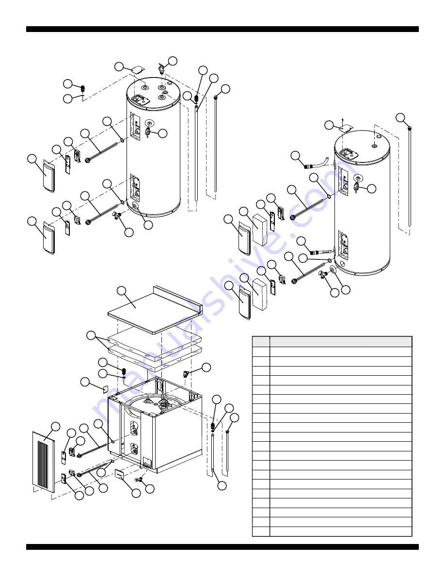 American Water Heater E61-19L Скачать руководство пользователя страница 2