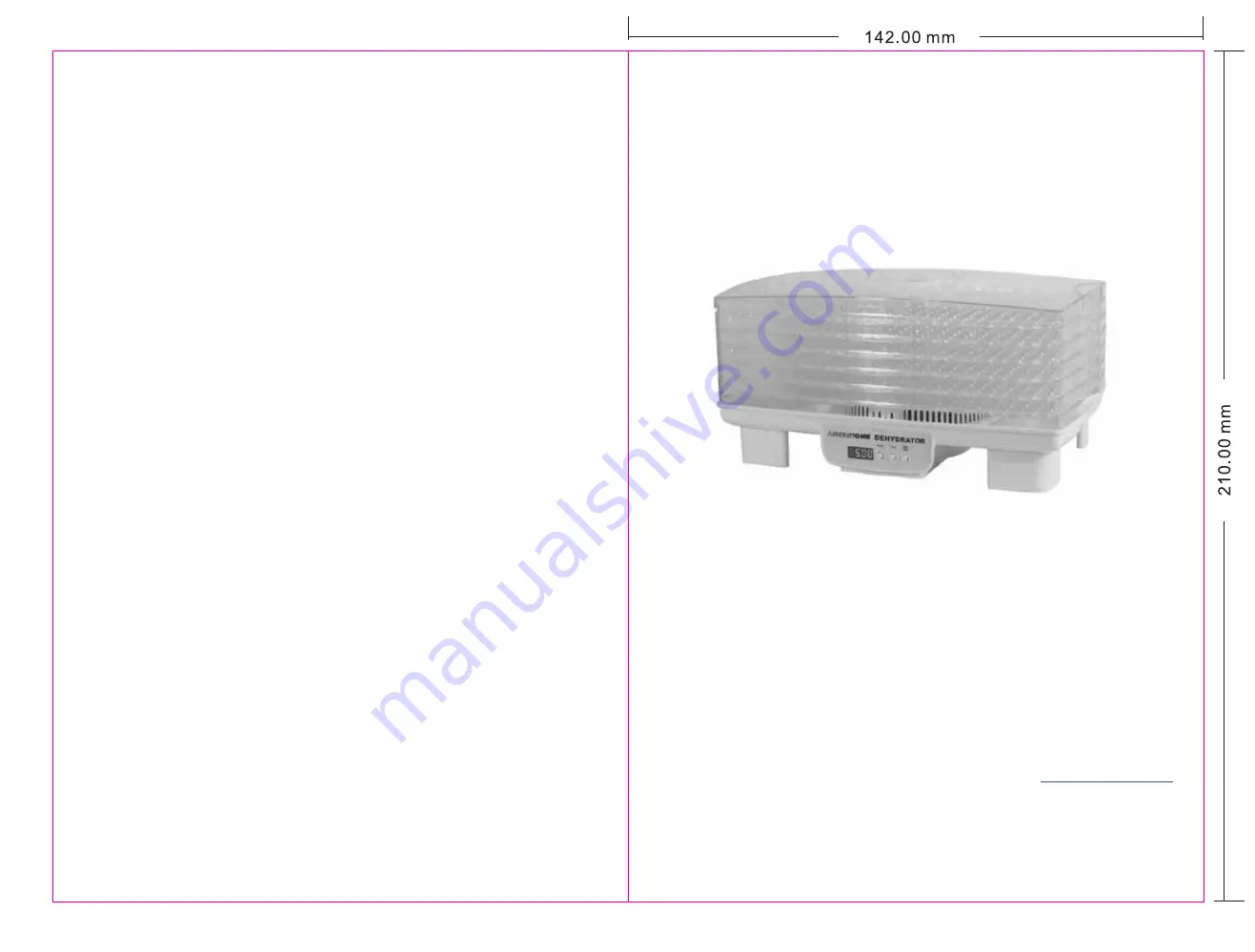 Amerihome FD6 Manual Download Page 1