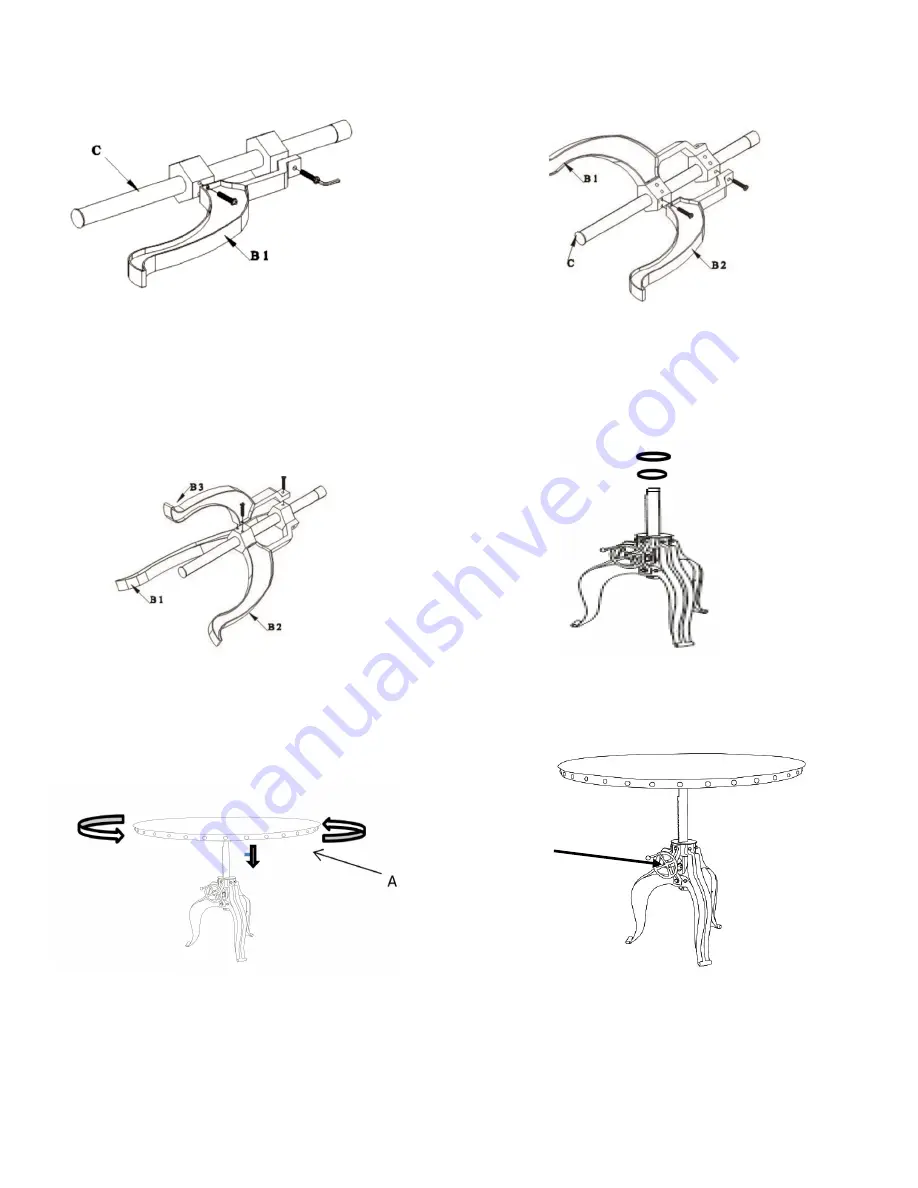 Amerihome HCTABLE Assembly Instructions Download Page 2