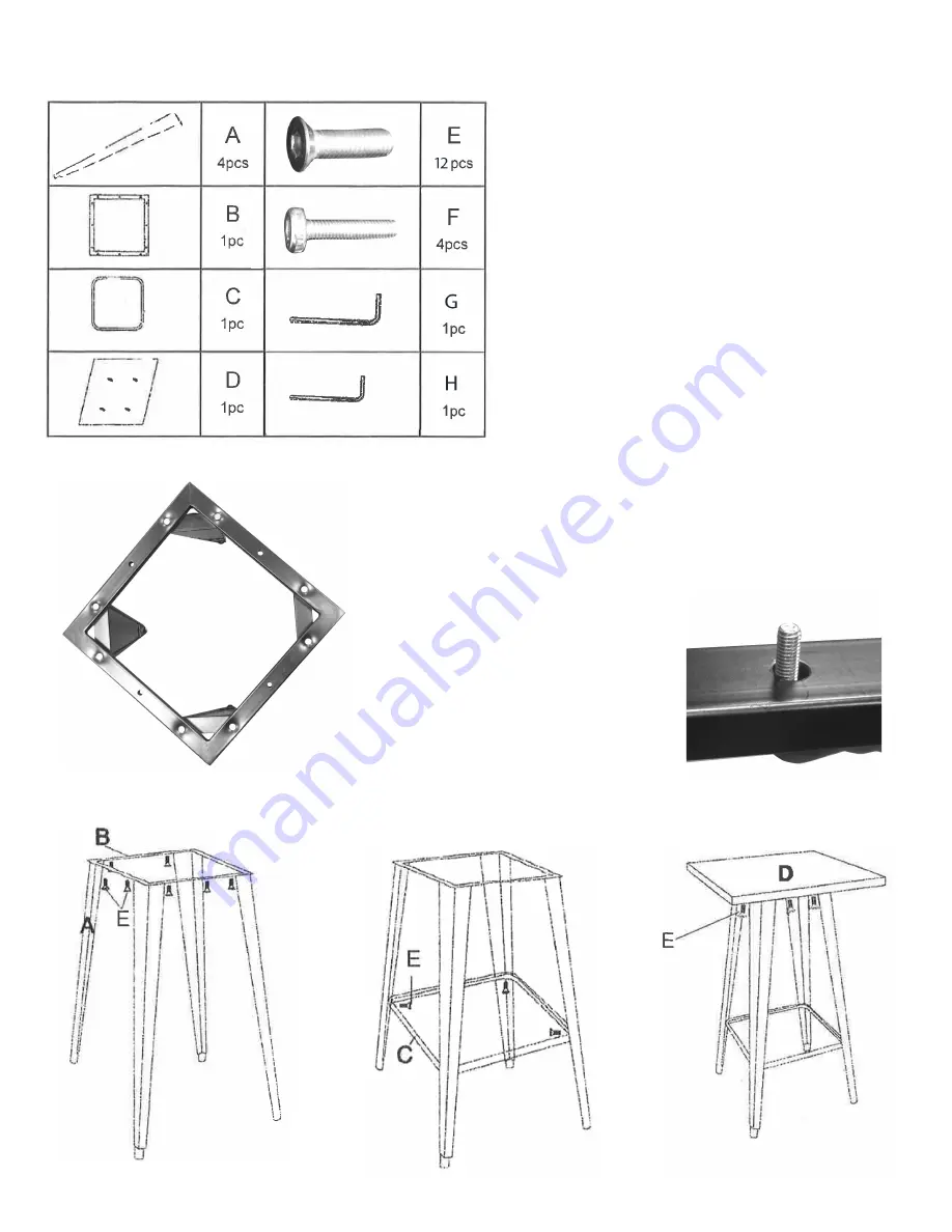 Amerihome PUBTB Assembly Instructions Download Page 2