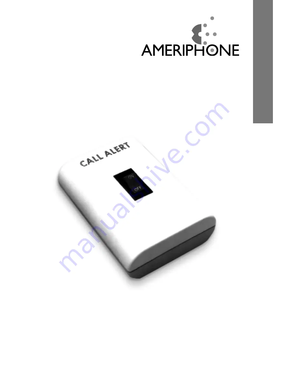 Ameriphone CALL ALERT CA-100 User Manual Download Page 2