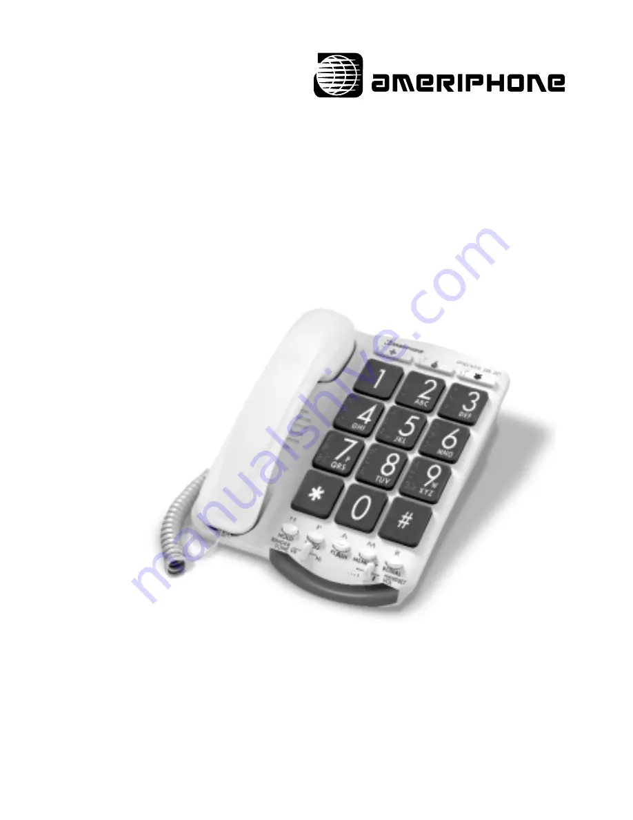 Ameriphone Dialogue JB-20 Operating Instructions Manual Download Page 1