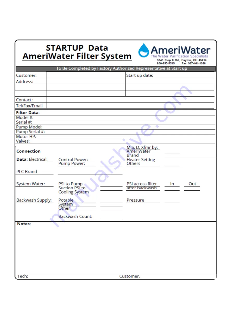 AmeriWater CW130 Series Скачать руководство пользователя страница 21