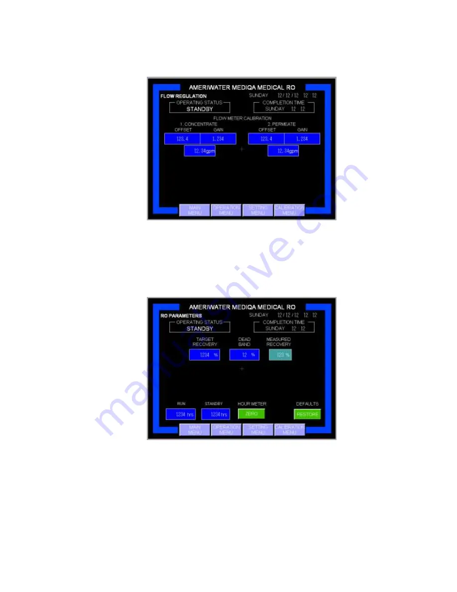 AmeriWater MediQA MDP Series Operation & Maintenance Manual Download Page 52