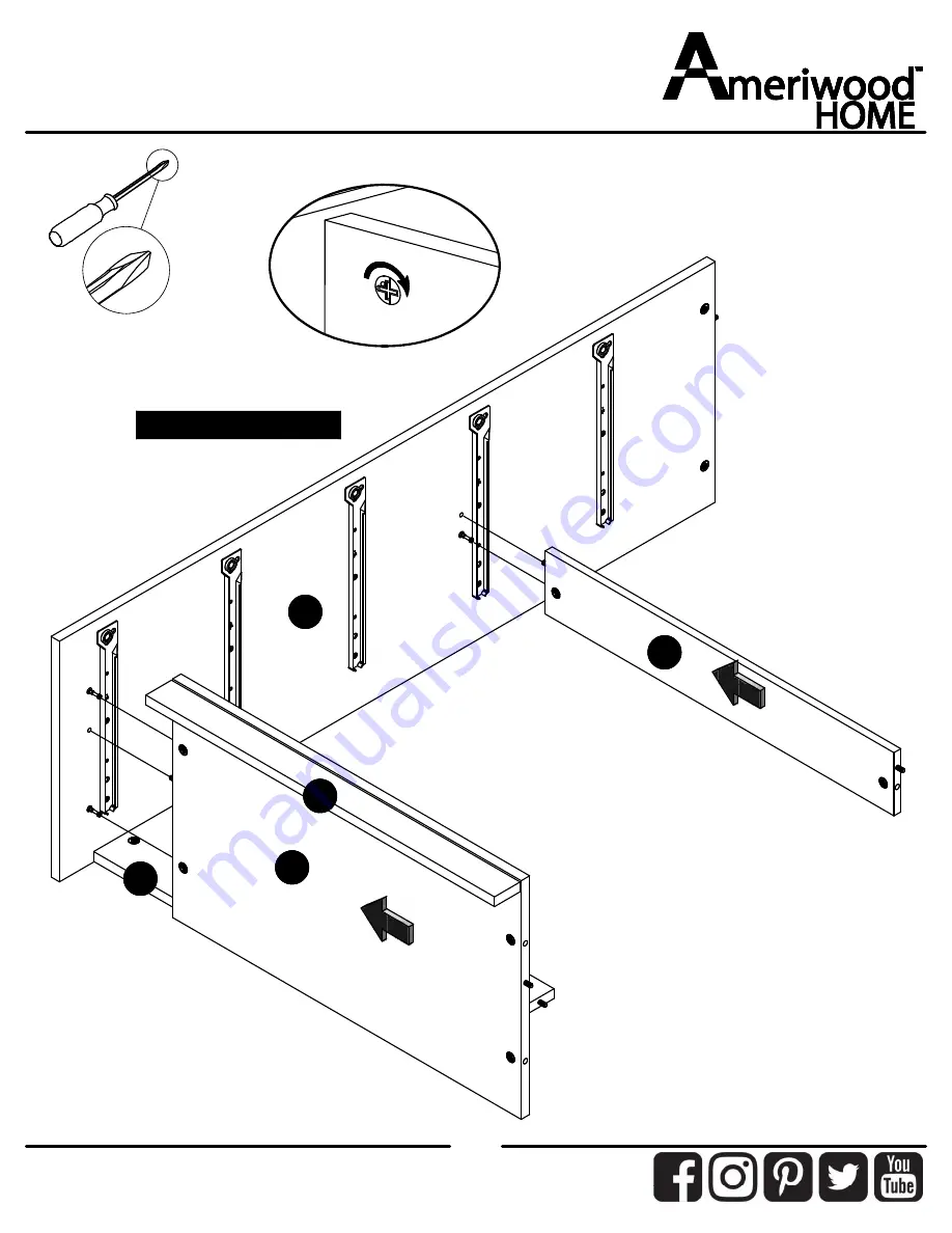 Ameriwood HOME 1053214COM Manual Download Page 15