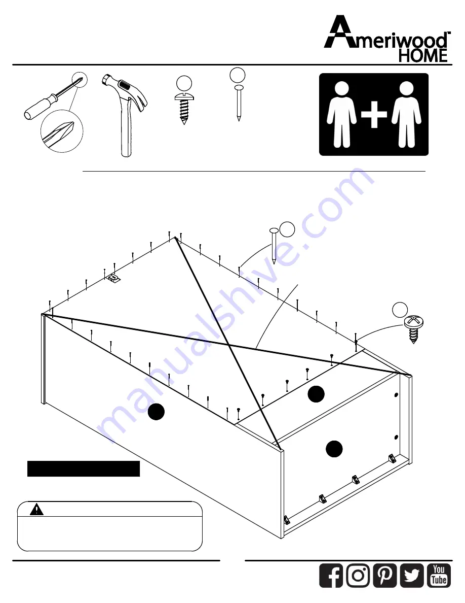 Ameriwood HOME 1053214COM Скачать руководство пользователя страница 18