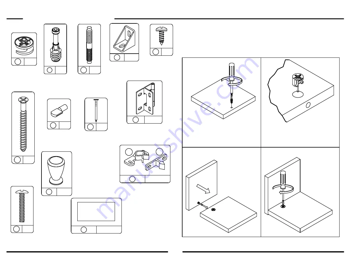 Ameriwood HOME 1222213PCOM Assembly Instructions Manual Download Page 4