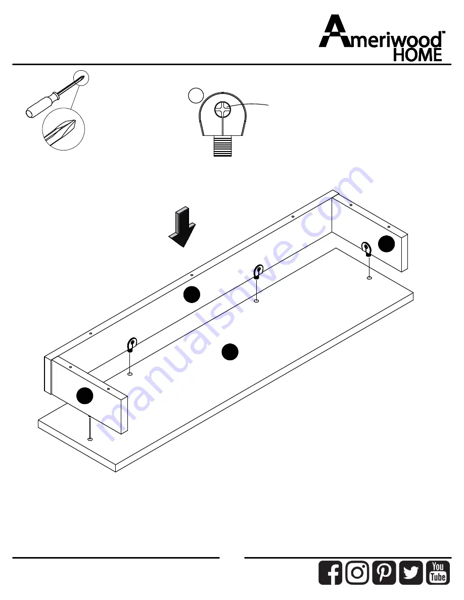 Ameriwood HOME 1277500COM Manual Download Page 9