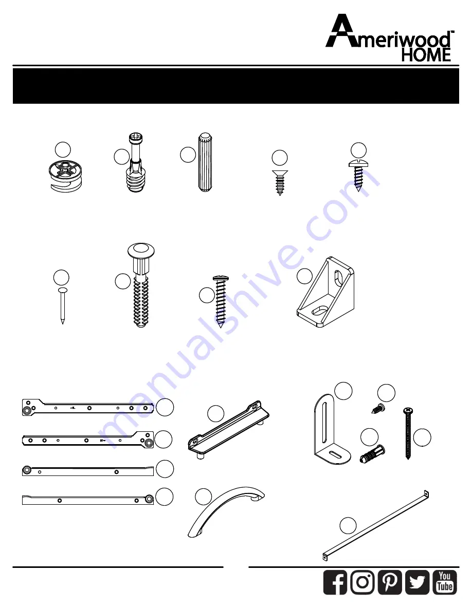 Ameriwood HOME 1427015COM Instruction Booklet Download Page 6