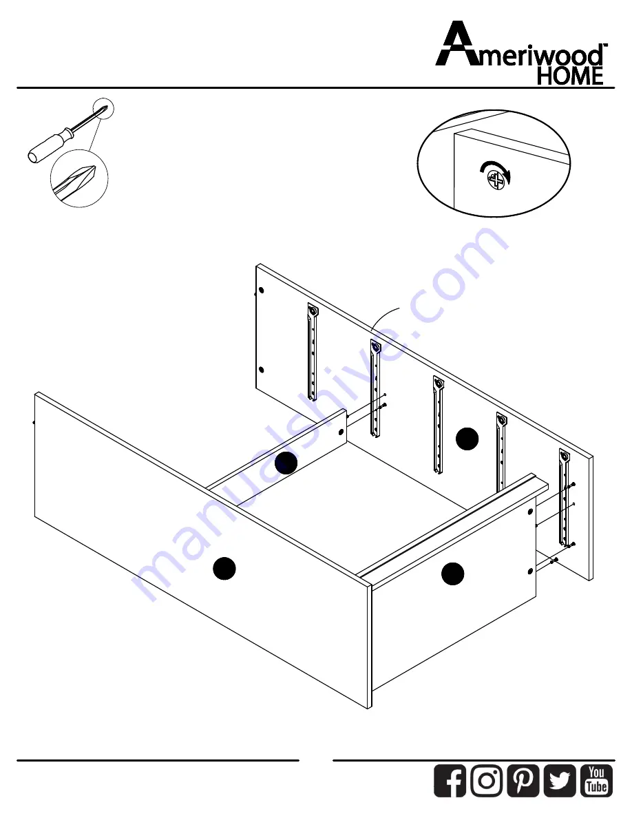 Ameriwood HOME 1427015COM Скачать руководство пользователя страница 13